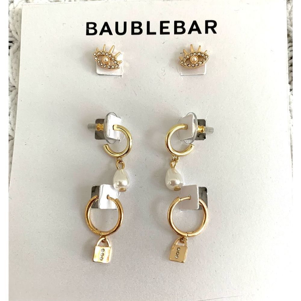 Bauble Bar earring set